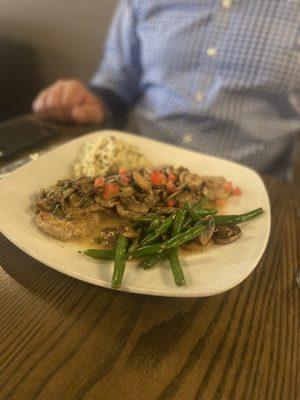 Veal & peppers my husband loved this dish! Light, but flavorful!