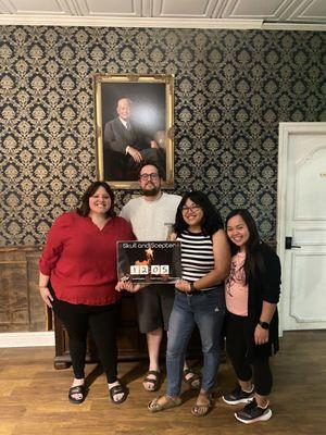 Skull and Scepter Escape Room.