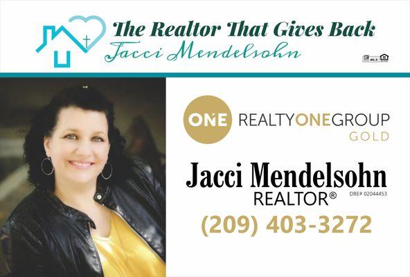 Call me today and see how you can give back at no extra cost to you, just by buying and/or selling your home!