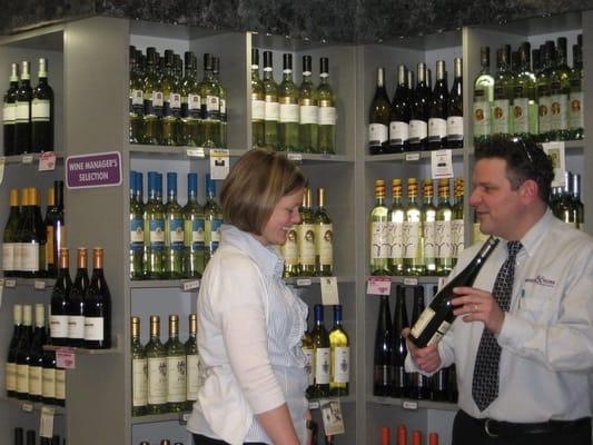 let our expert staff guide you through the exciting world of wines!