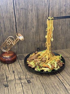 Beef yakisoba