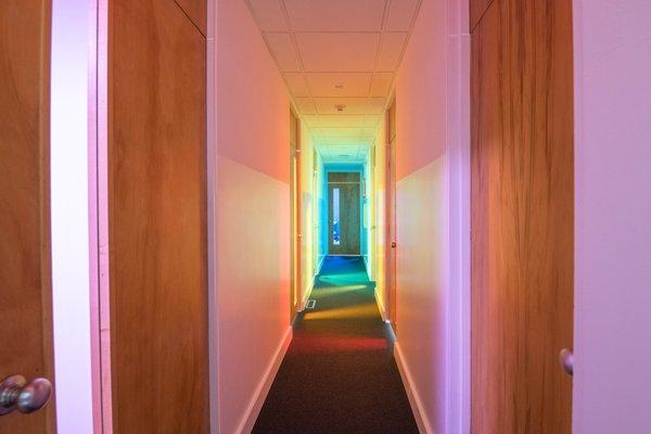 Our colorful hallway