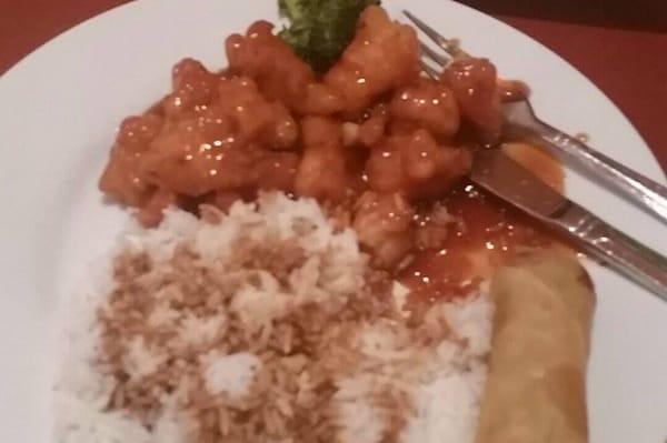 My friends general tsos chicken!