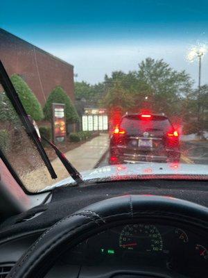 This is what you will see in this drive thru.