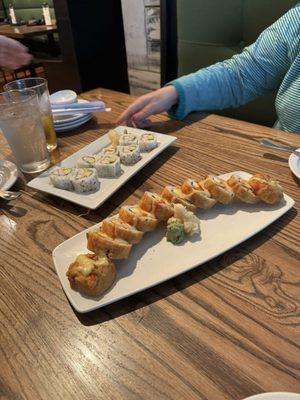 Crispy Crunchy Roll, California Roll