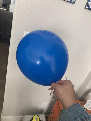 This is the helium balloon