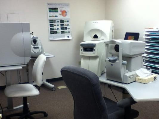 We use state of the art equipment to check your vision and detect potential eye diseases.