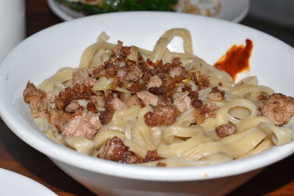 Dan Dan Noodle With Pork