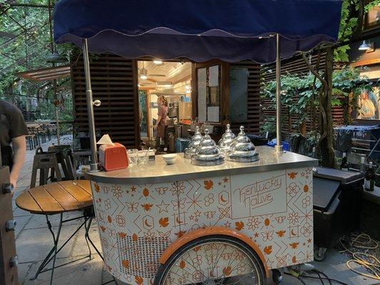 Retro gelato cart