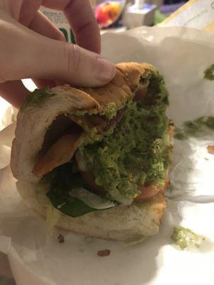 B.L.T. With avocado