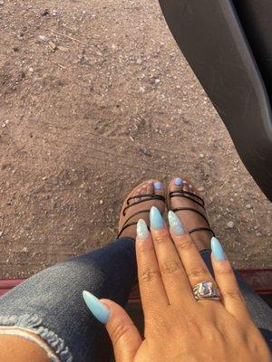 That fresh mani/pedi flex you know the vibeezzzz