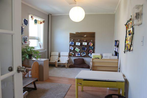 Photos of the classrooms at the Belmont Coop Nursery School (130 Common St in Belmont, MA) - http://belmontcoop.org/