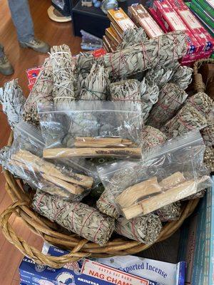 Palo santo and incenses