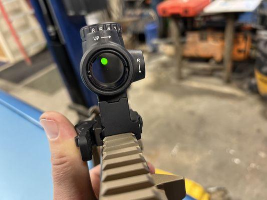 Trijicon sight they ordered In for me.