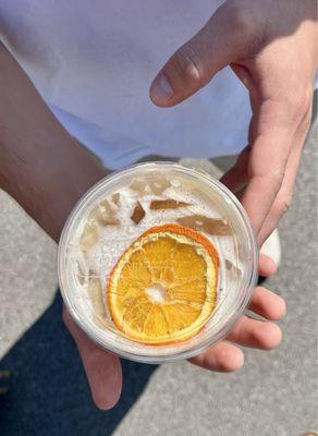 Orange and Fig Espresso Tonic