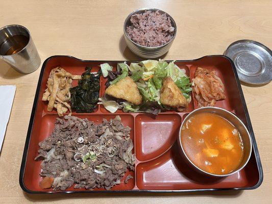 Bulgogi lunch bento