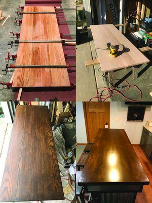 Destressed Bar Top Build - Middleton