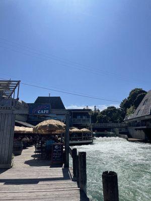 Entrance to the downstairs level of The Cove, also known as Rick's Cafe!