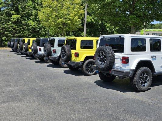 Huge Jeep Wrangler Inventory at Chrysler Dodge Jeep Ram of Clifton Park