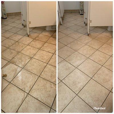 We clean tile too!