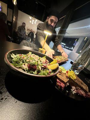 Reuben and Beet Bliss salad