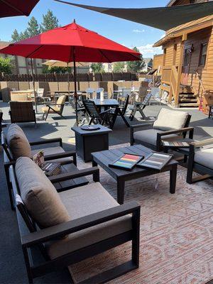 Patio furniture outdoor showroom