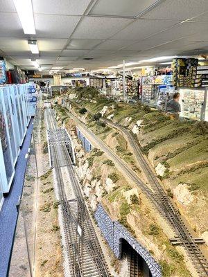 The O gauge layout is huge