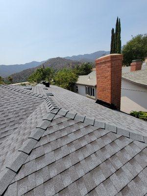 Shingle roof