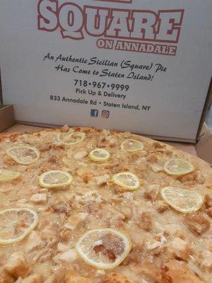 chicken francaise pizza