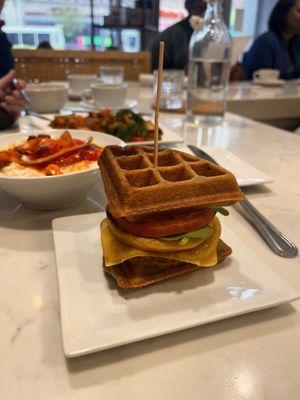 Stacked Waffle Sandwhich