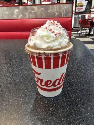 Peppermint Oreo Shake