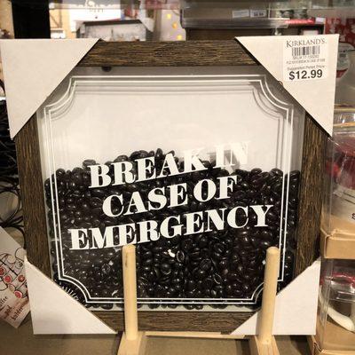 Break in case of coffee emergency