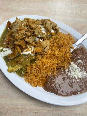 Chilaquiles verde