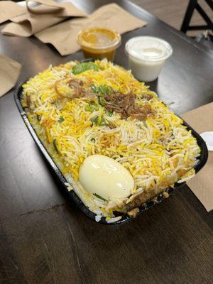 Goat Ghee Roast Biryani