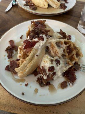 New, unimproved bacon waffle.