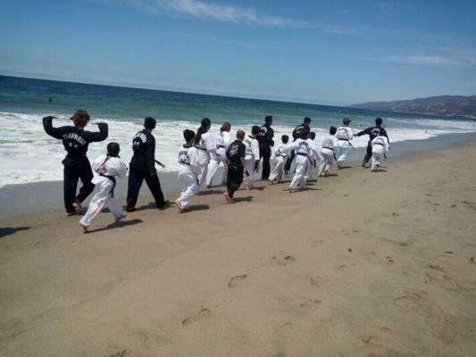 Beach training