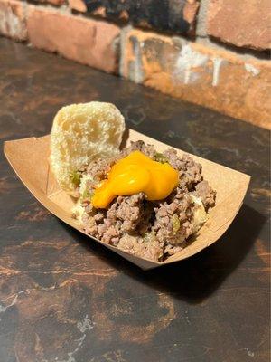 Philly Cheesesteak Slider