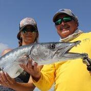 Toothy barracuda are a staple on the reefs in the summer months.