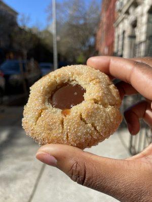 Brown Butter Salty Shortbread Cookie