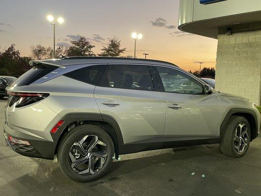 Our amazing new Hyundai Tucson Hybrid