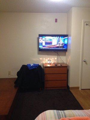 At least it's a flat screen