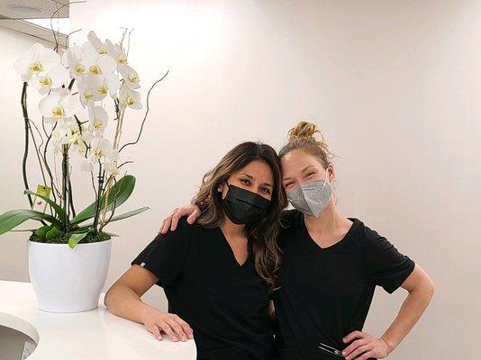 Signature Dental - Beverly Hills - Dental Team: Kristin office assistant and Jessica Office Manager