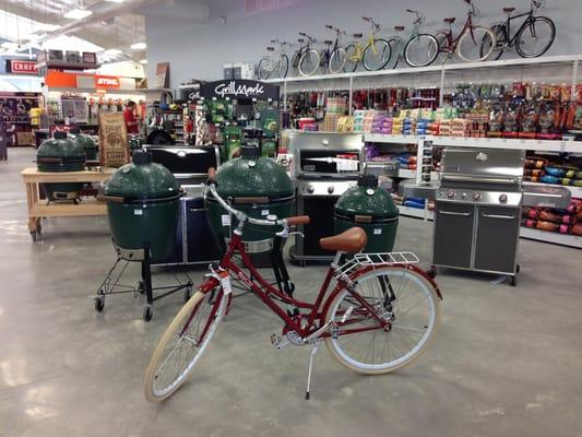 Bikes, Big Green Eggs, and Weber Grills