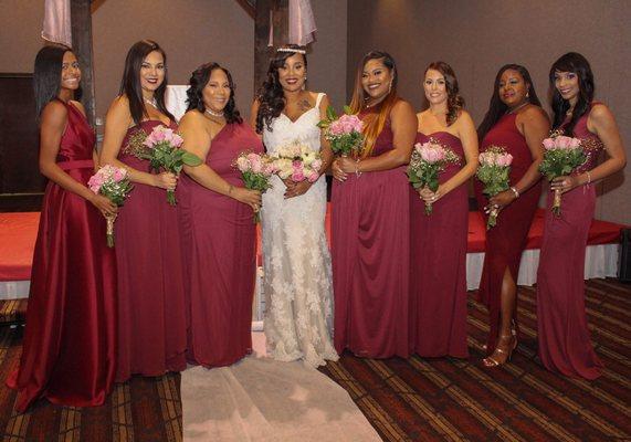 Bridal and bridesmaid alterations, ask about group rates and/or group fittings - we travel for groups!