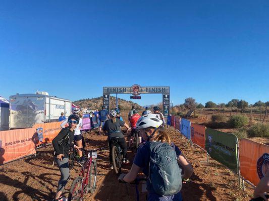 Using our Zion Cycles bikes at the Gravel Race event