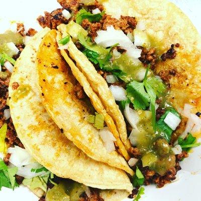 Chorizo tacos!