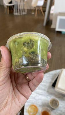 Can't believe they serve this Guac