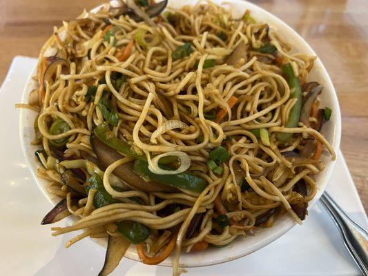 Veg Hakka Noodles.