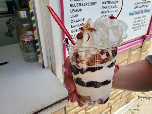 Hot Fudge Parfait