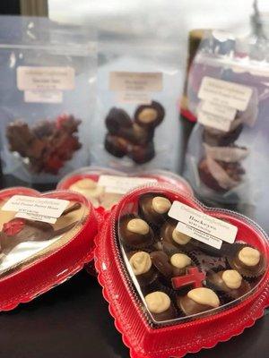 We carry local made Delicious Confections Chocolates! A perfect gift for your valentine!